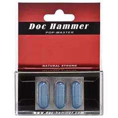   Doc Hammer - suplemento alimentar unissex em cápsulas (3 unidades)
