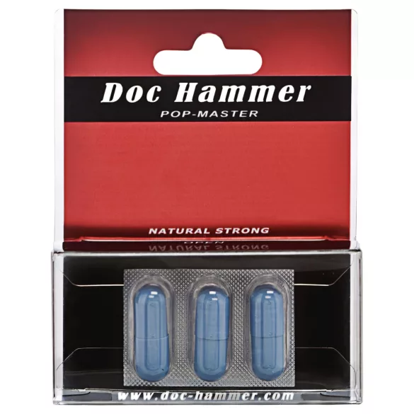 Doc Hammer - suplemento alimentar unissex em cápsulas (3 unidades)