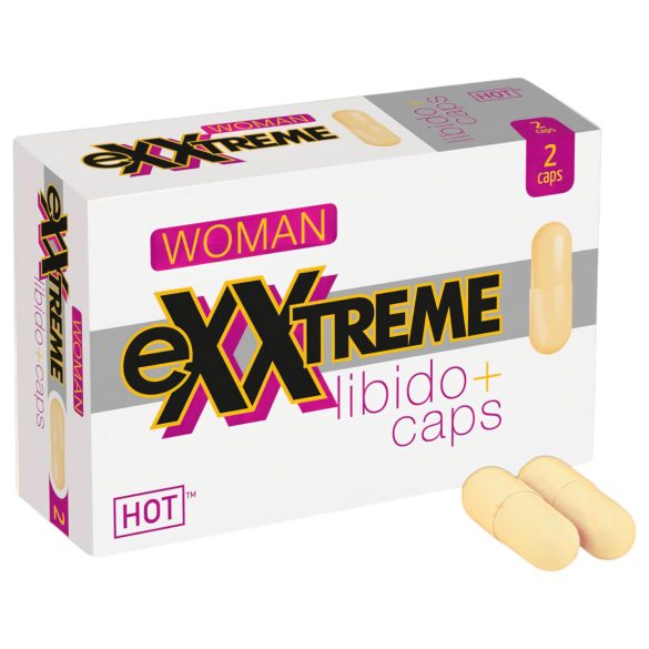 Hot exxtreme - suplemento libido feminino - cápsulas (2 unidades)