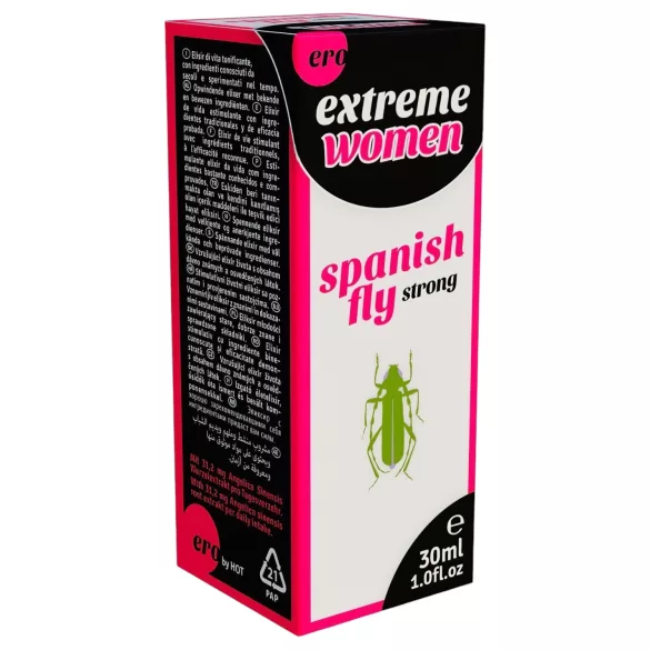 Gotas Afrodisíacas Hot Spanish Fly Extrame para Mulheres (30ml)