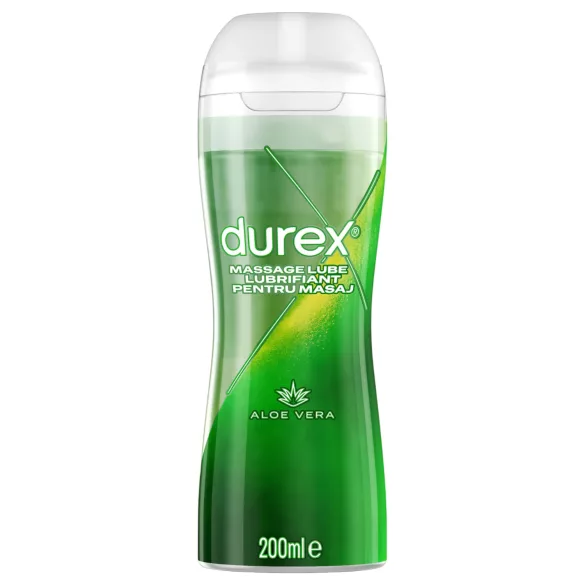Durex - óleo de massagem 2 em 1 - aloe vera - 200ml