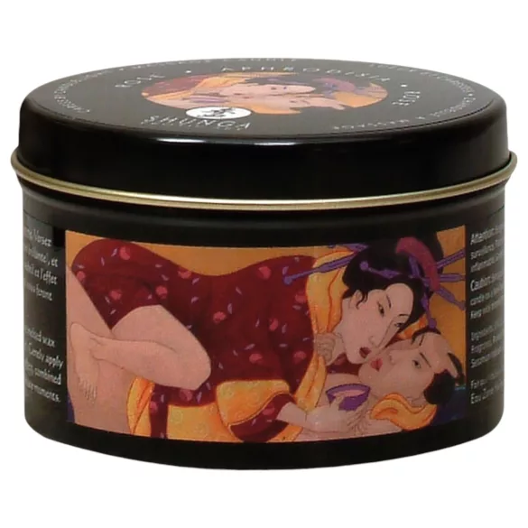 Shunga - vela de massagem afrodisíaca - aroma de rosa - 170ml