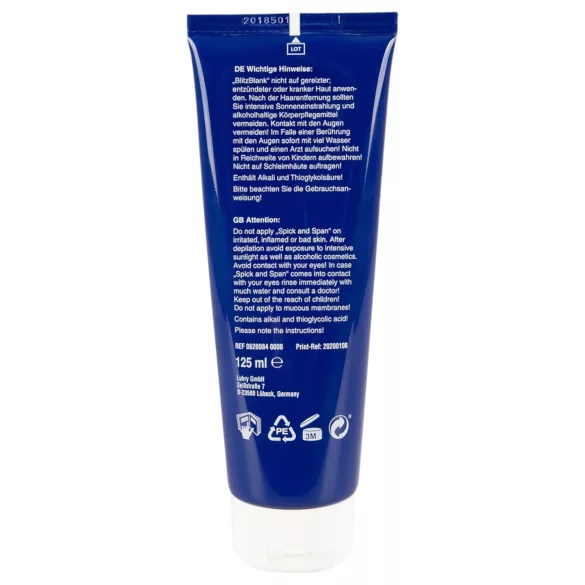 Creme depilatório corporal - 125ml