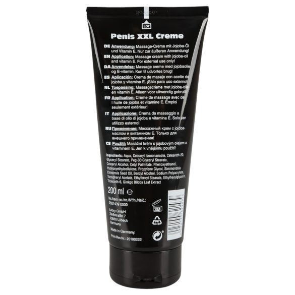 Penis XXL - creme íntimo masculino - 200ml
