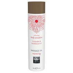 Shiatsu Warming - óleo de massagem - coentro sândalo 100ml