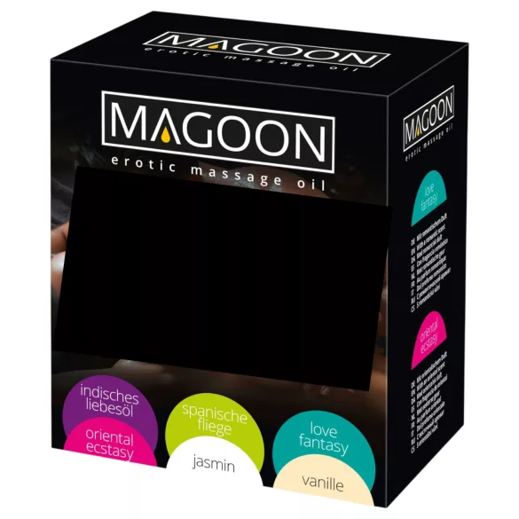 Magoon - óleo de massagem em kit - 6 unidades de 100ml