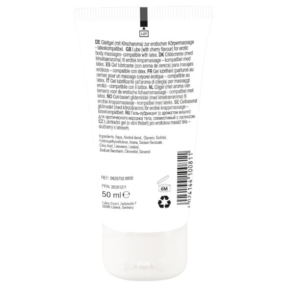 Lick it! - lubrificante comestível 2 em 1 - cereja - 50ml