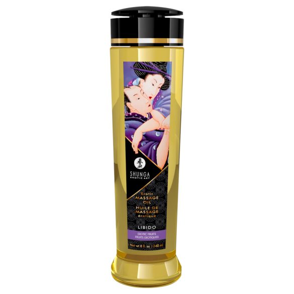 Shunga - óleo de massagem - frutas exóticas - 240ml