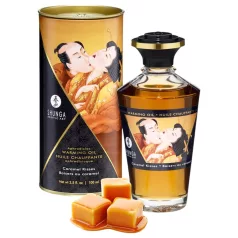   Shunga - óleo de massagem com efeito calor - caramelo - 100ml