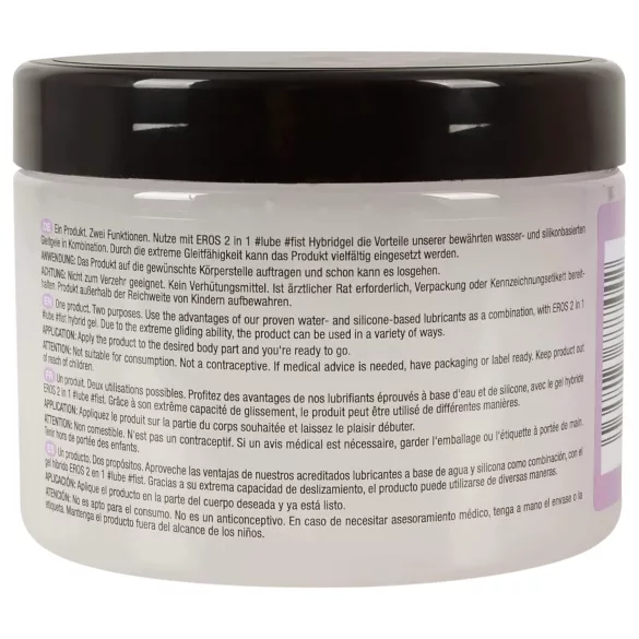 EROS - lubrificante híbrido 2 em 1 para fisting e sexo - 500ml