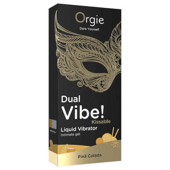 Orgie Dual Vibe! - vibrador líquido - Pinã Colada (15ml)