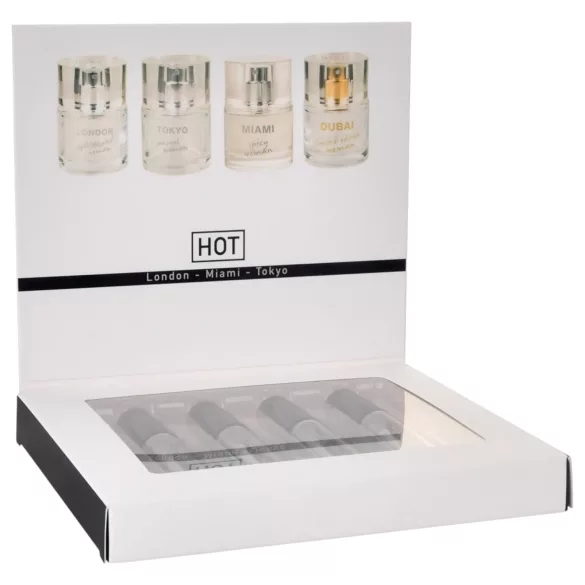 HOT - Perfume com feromônio feminino - Kit 4x5ml