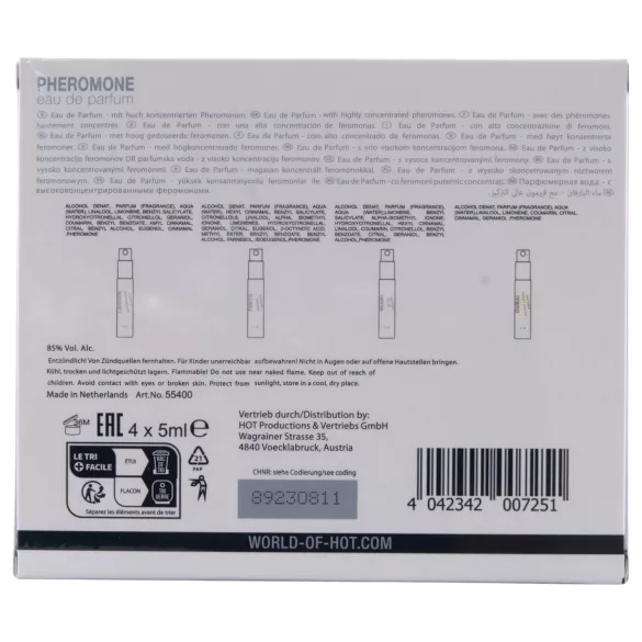 HOT - Perfume com feromônio feminino - Kit 4x5ml