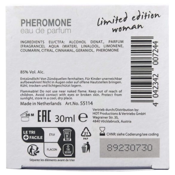 HOT Dubai - perfume com feromônio feminino - 30ml