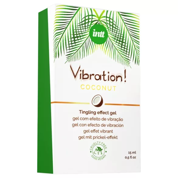 Intt Vibration! - gel excitante feminino - efeito vibratório - coco 15ml
