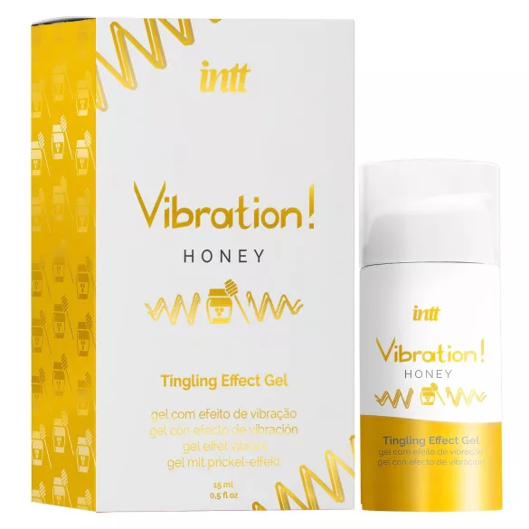 Intt Vibration! - gel vibrador líquido clitóris - sabor mel 15ml