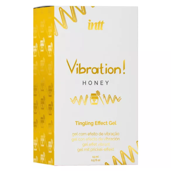Intt Vibration! - gel vibrador líquido clitóris - sabor mel 15ml