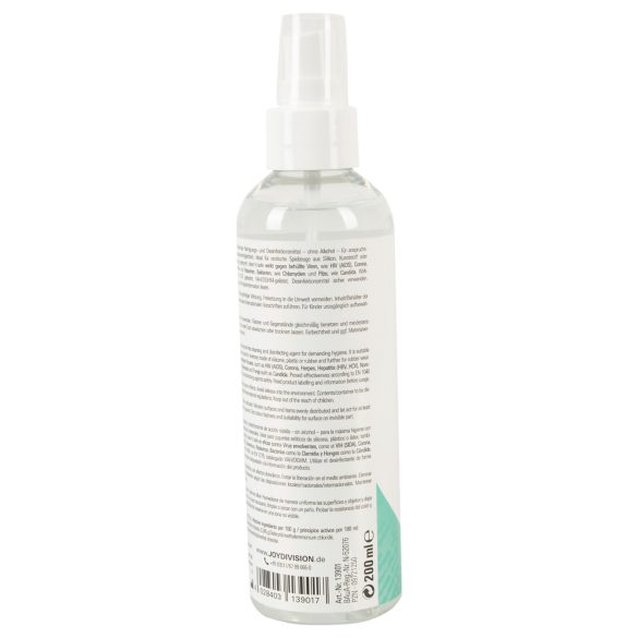 JoyDivision Clean Safe - spray desinfetante e limpador íntimo - 200ml