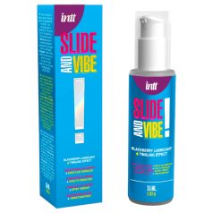   Intt - gel lubrificante íntimo comestível e vibrante - amora - 35ml