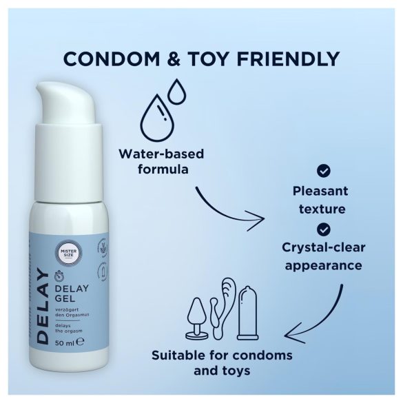 Mister Size - gel retardador de ejaculação - 50ml