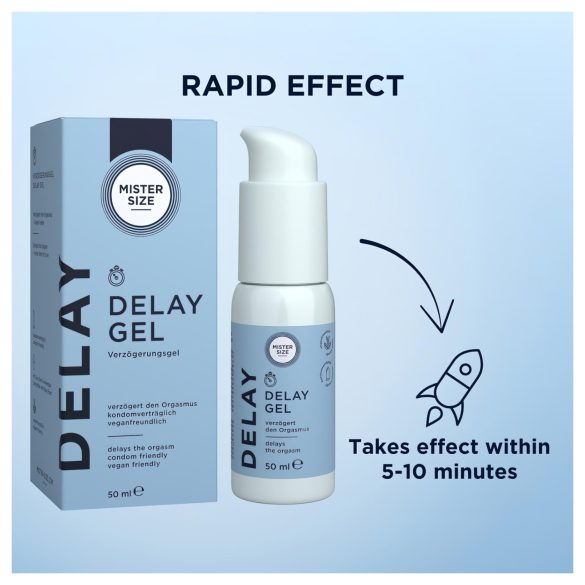 Mister Size - gel retardador de ejaculação - 50ml