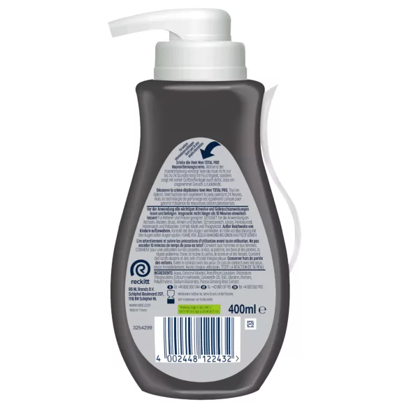 Veet - creme depilatório masculino - 400ml