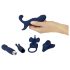 Magic Shiver - kit de vibradores - silicone azul