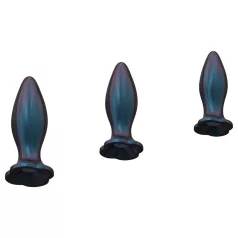 AlvUp - conjunto de plugs anais com controlo remoto (azul)