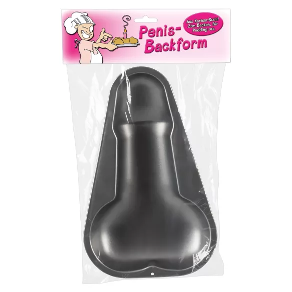 Forma para bolo pênis - silicone - 29x18cm