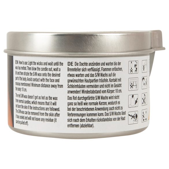 BDSM - vela para massagens quentes - parafina corporal - 100ml