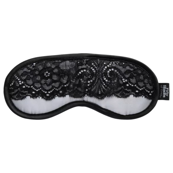 Fifty Shades of Grey - venda para olhos de cetim - prata