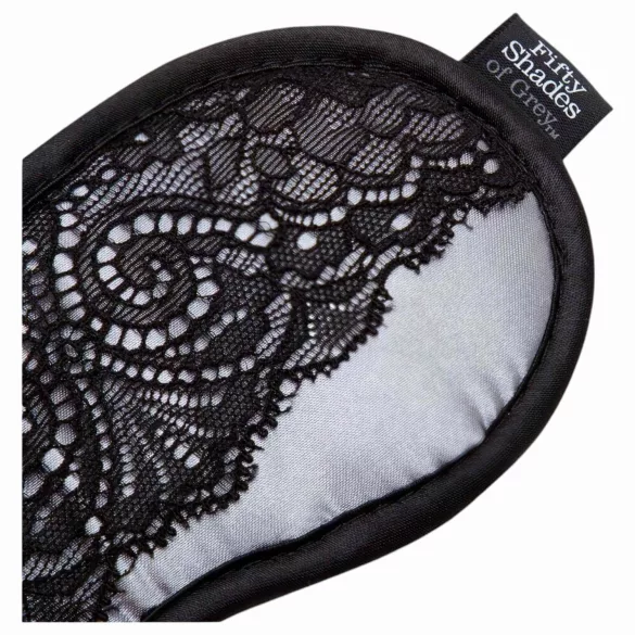 Fifty Shades of Grey - venda para olhos de cetim - prata
