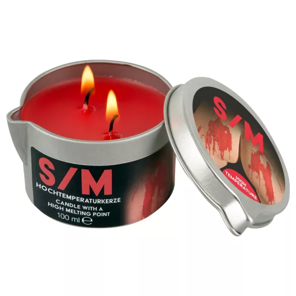 BDSM High Temperature - vela corporal parafina - 100ml