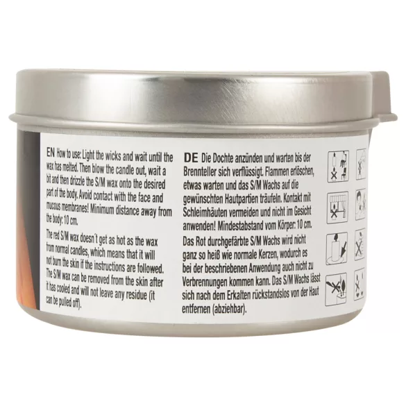 BDSM High Temperature - vela corporal parafina - 100ml