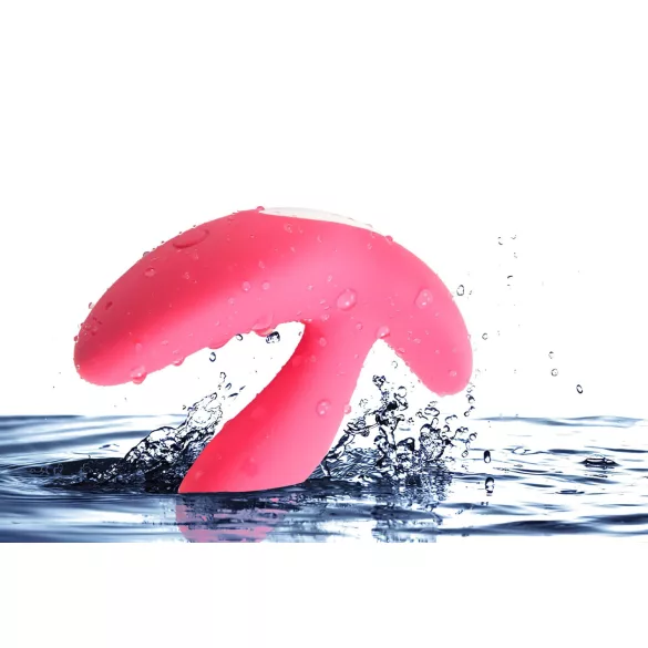 Cotoxo Saddle - vibrador de próstata com controle remoto - silicone vermelho