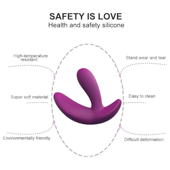 Cotoxo Saddle - vibrador de próstata com controle remoto - cor violeta