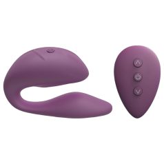   Cotoxo Cupid 2 - vibrador para casais com controle remoto - roxo