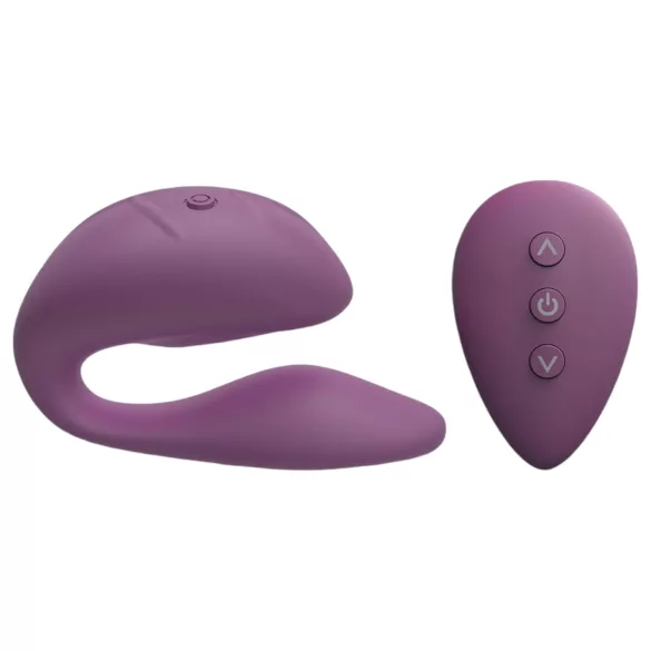 Cotoxo Cupid 2 - vibrador para casais com controle remoto - roxo