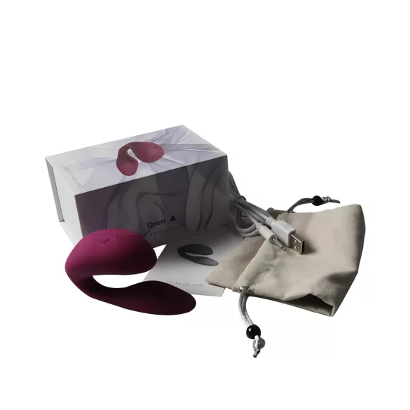 Cotoxo Cupid 2 - vibrador para casais com controle remoto - roxo