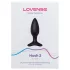 Lovense Hush 2 S - Vibrador anal controlado por app (38 mm, preto)