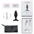 Lovense Hush 2 S - Vibrador anal controlado por app (38 mm, preto)