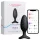 Lovense Hush 2 M - Vibrador anal controlado por app (45 mm, preto)