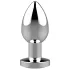 Sunfo - vibrador anal recarregável com controle remoto - prateado