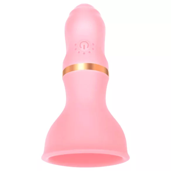 Sunfo - vibrador de seios recarregável - silicone rosa