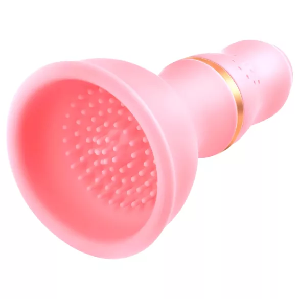 Sunfo - vibrador de seios recarregável - silicone rosa