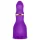 Sunfo - vibrador peniano recarregável - silicone roxo