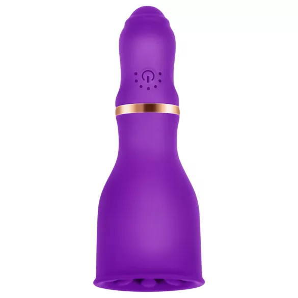 Sunfo - vibrador peniano recarregável - silicone roxo