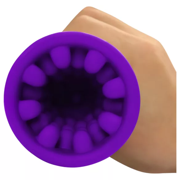 Sunfo - vibrador peniano recarregável - silicone roxo