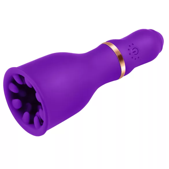 Sunfo - vibrador peniano recarregável - silicone roxo