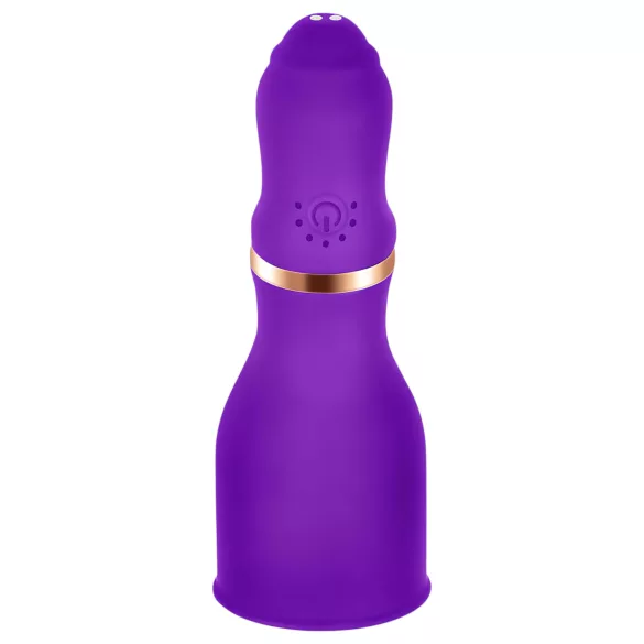 Sunfo - vibrador peniano recarregável - silicone roxo